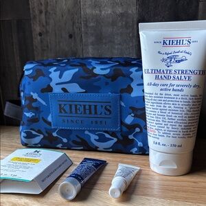Kiehl’s Skincare 4 pc and bag